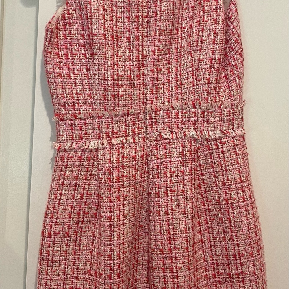 J. Crew Pink Tweed Sleeveless Dress - Picture 3 of 5